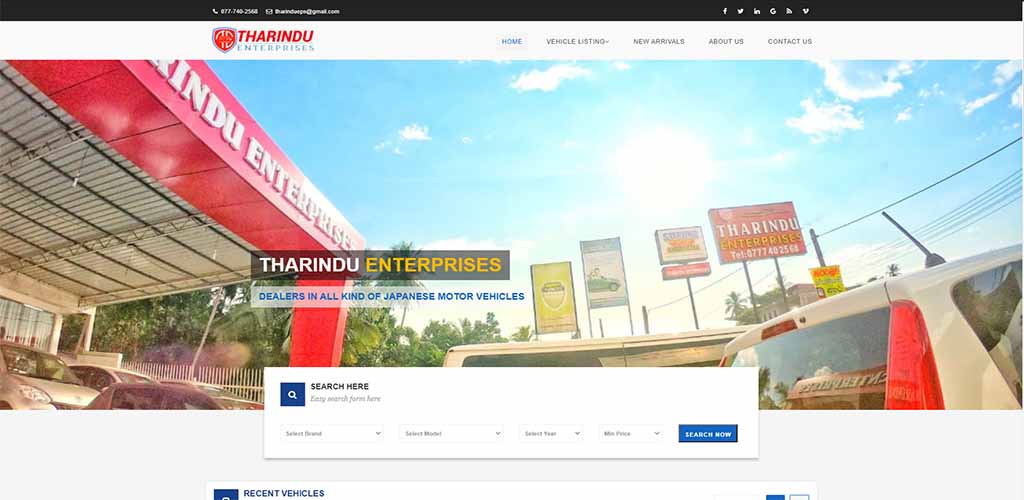 Tharindu Enterprises ERP Portal